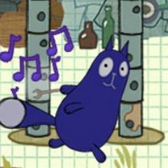 the sequel to "trying to make music with the peg plus cat music maker"