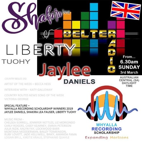 Whyalla Recording Scholarship 2019 on Country Belles UK