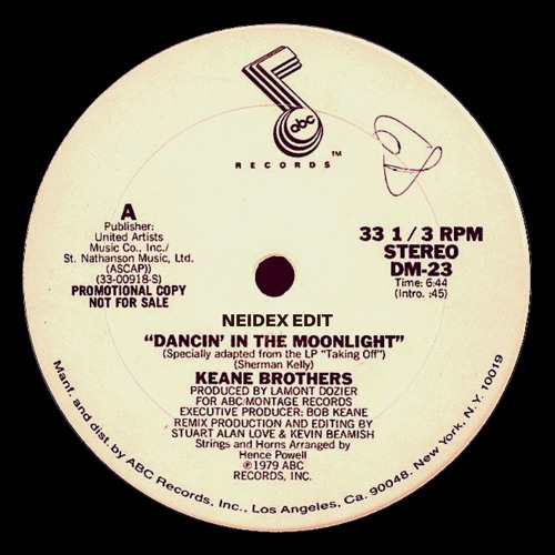 The Keane Brothers - Dancin' In The Moonlight (Neidex Edit)
