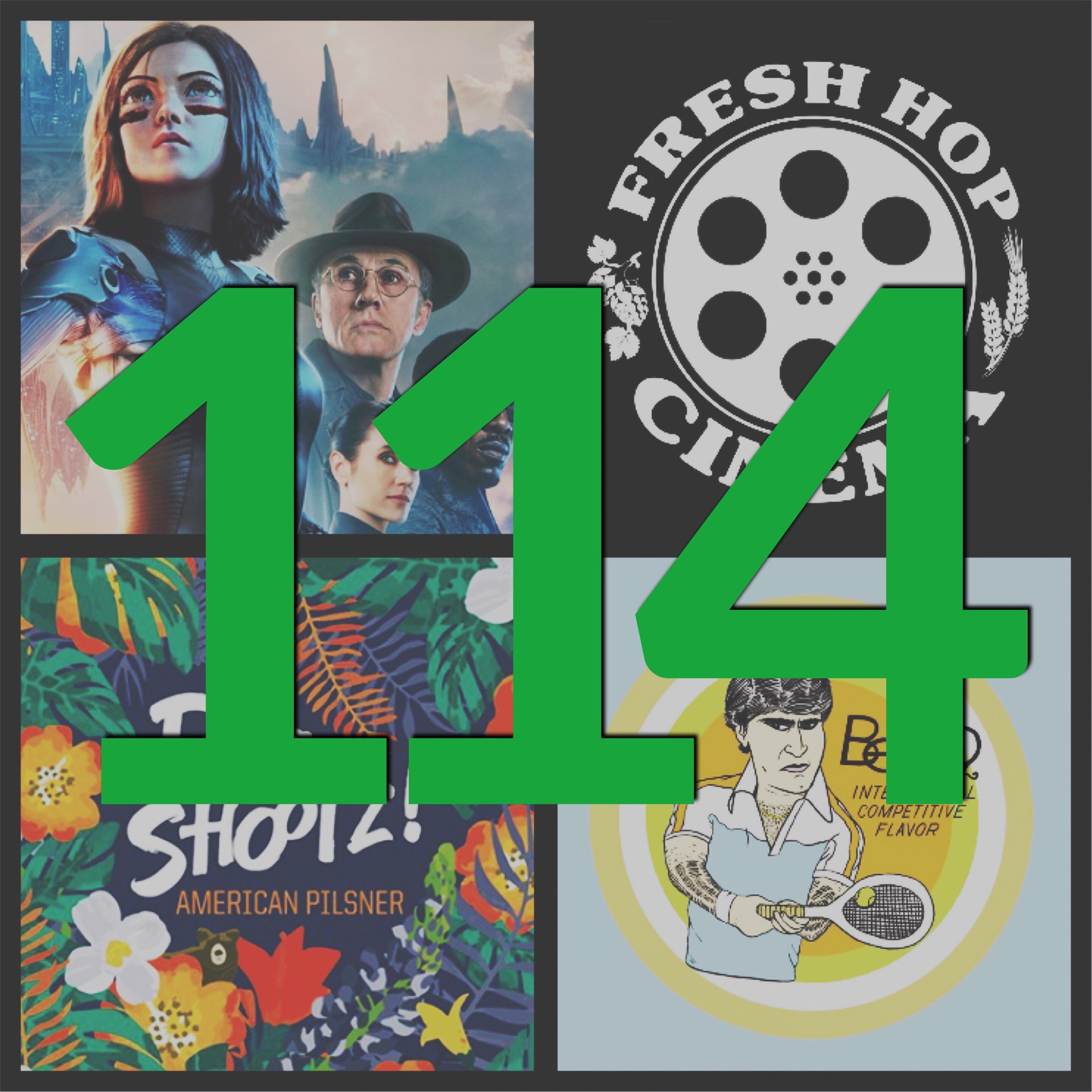 114. "Alita: Battle Angel" // Deschutes (Bend, OR) // Hoof Hearted (Marengo, OH) episode artwork