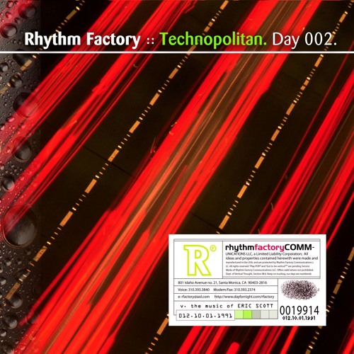 Rhythm Factory "Technopolitan (Full-Length Mix)"