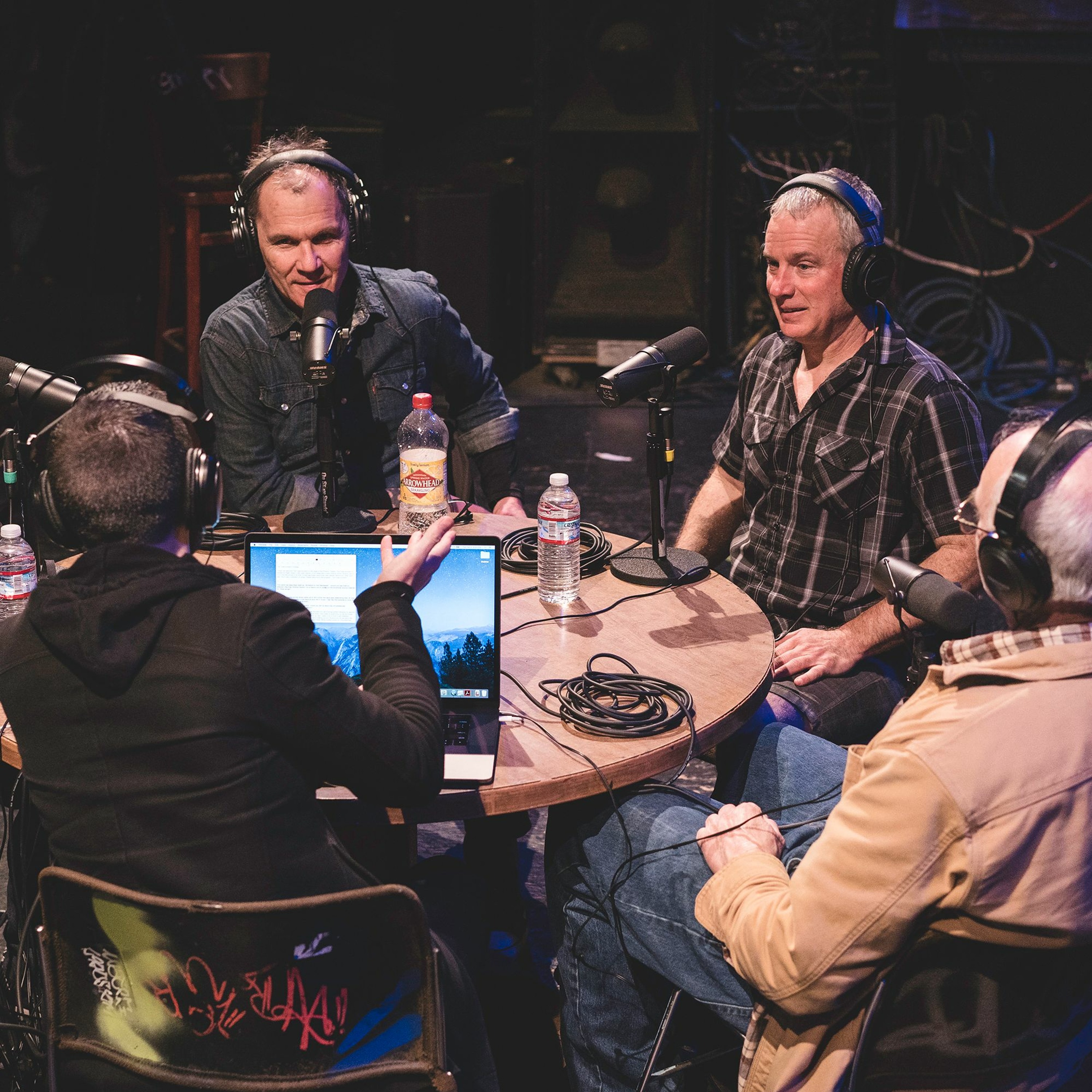 Onstage with Jim and Tom