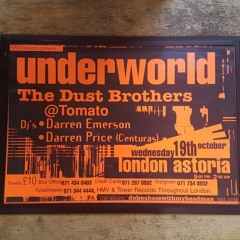 Darren Price Vinyl DJ SET London Astoria Oct 1994 / Underworld live