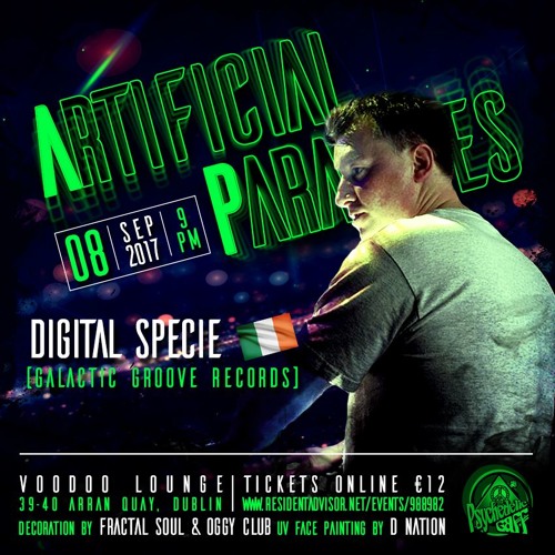 Digital Specie dj set - Psy Gaff #08 Artificial Paradises @ Dublin 08/09/2017