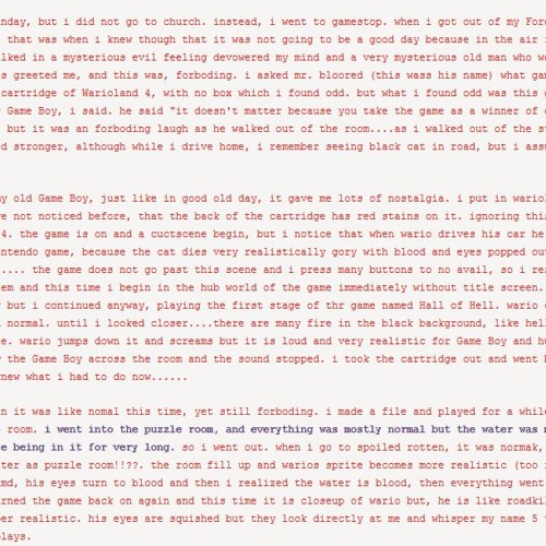 Warioland 4 a creepypasta by sigmaballs420xx