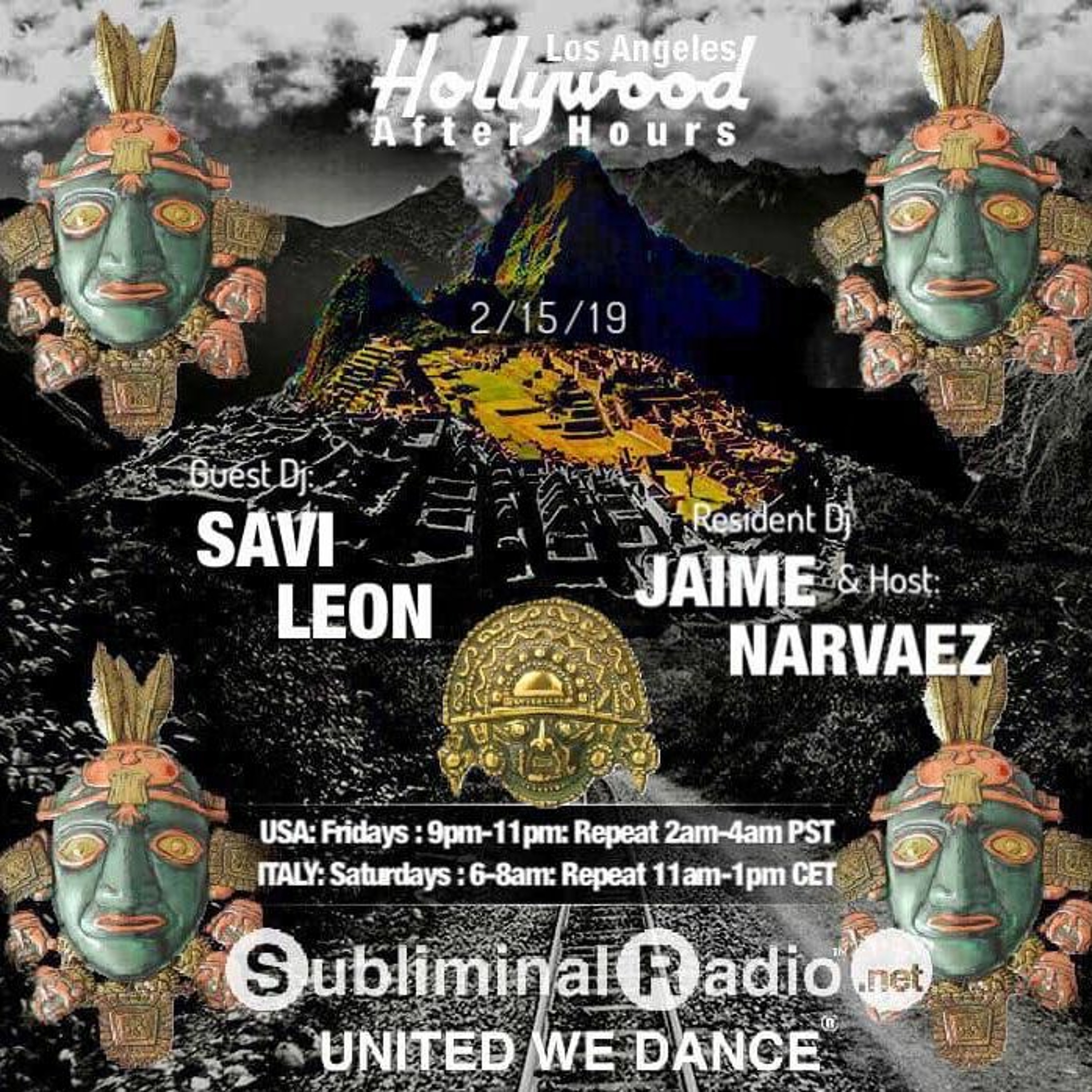 Savi Leon and Jaime Narvaez | HAH on Subliminal Radio | Show 0041 | 15 February 2019 episode artwork