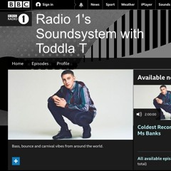 Toddla T's Radio 1 Soundsystem Show Plays "My Yout Ft. Irah"