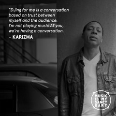 Interview: KARIZMA(Baltimore) - Discussion hosted by LEXIS