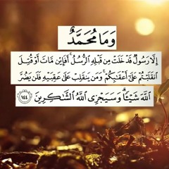 🖤 أَفَإِن مَّاتَ أَوْ قُتِلَ انقَلَبْتُمْ عَلَىٰ أَعْقَابِكُمْ ۚ   | سورة ال عمران 🤲 محمد جبريل