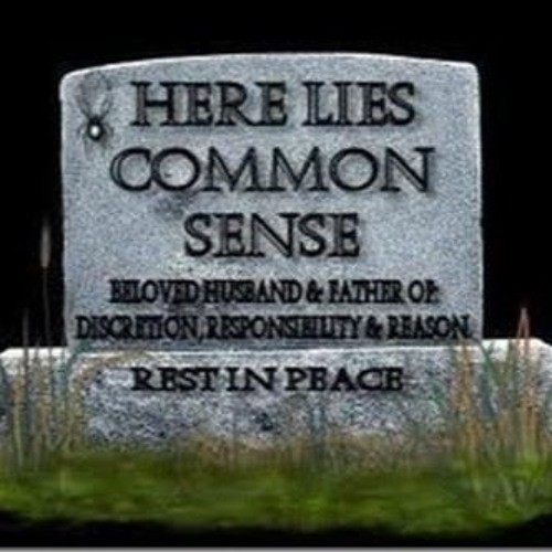 Common Sense!