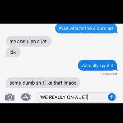 ON A JET