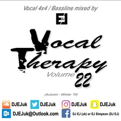 DJ EJ - Vocal Therapy Volume 22 (Autumn '10 - Winter '10)