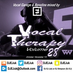 DJ EJ - Vocal Therapy Volume 28 (October '17 - November '17)
