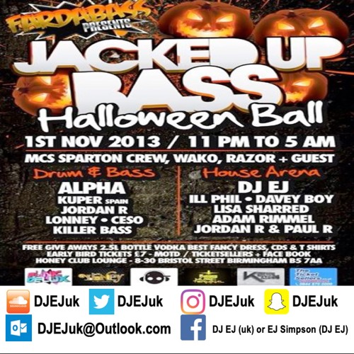 DJ EJ - Jacked Up Bass promo (01-11-13) House & Bass