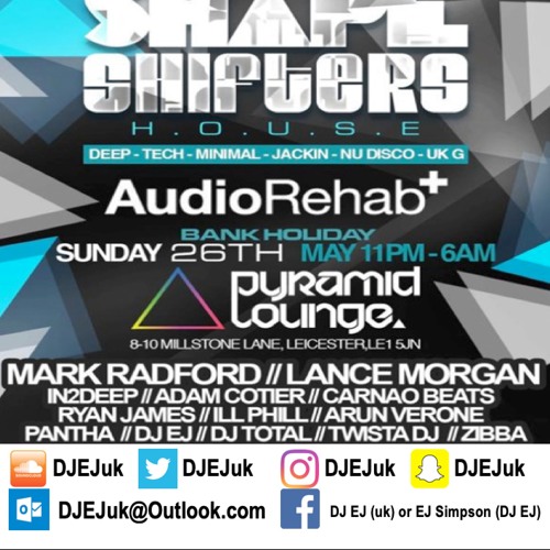 DJ EJ - Shapeshifters promo (26-05-13) Part 1 (House n Bass)