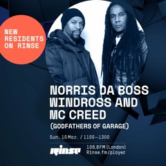 Norris 'Da Boss' Windross & MC Creed (Godfathers of Garage)  - 10th March 2019