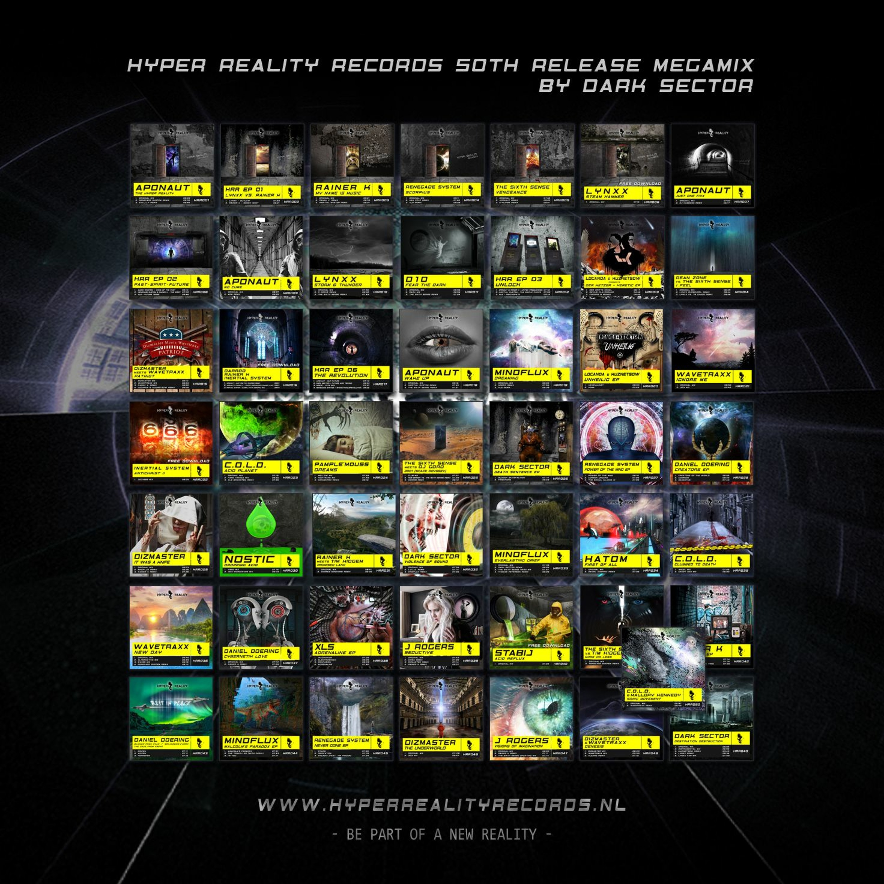 Hyper Reality Records 50th Release Megamix By Dark Sector episode artwork