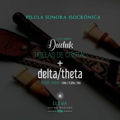 Pílula Sonora Isocrônica | Tigelas de Cristal & Flauta Armenia Duduk + Isocrônico Delta/Theta