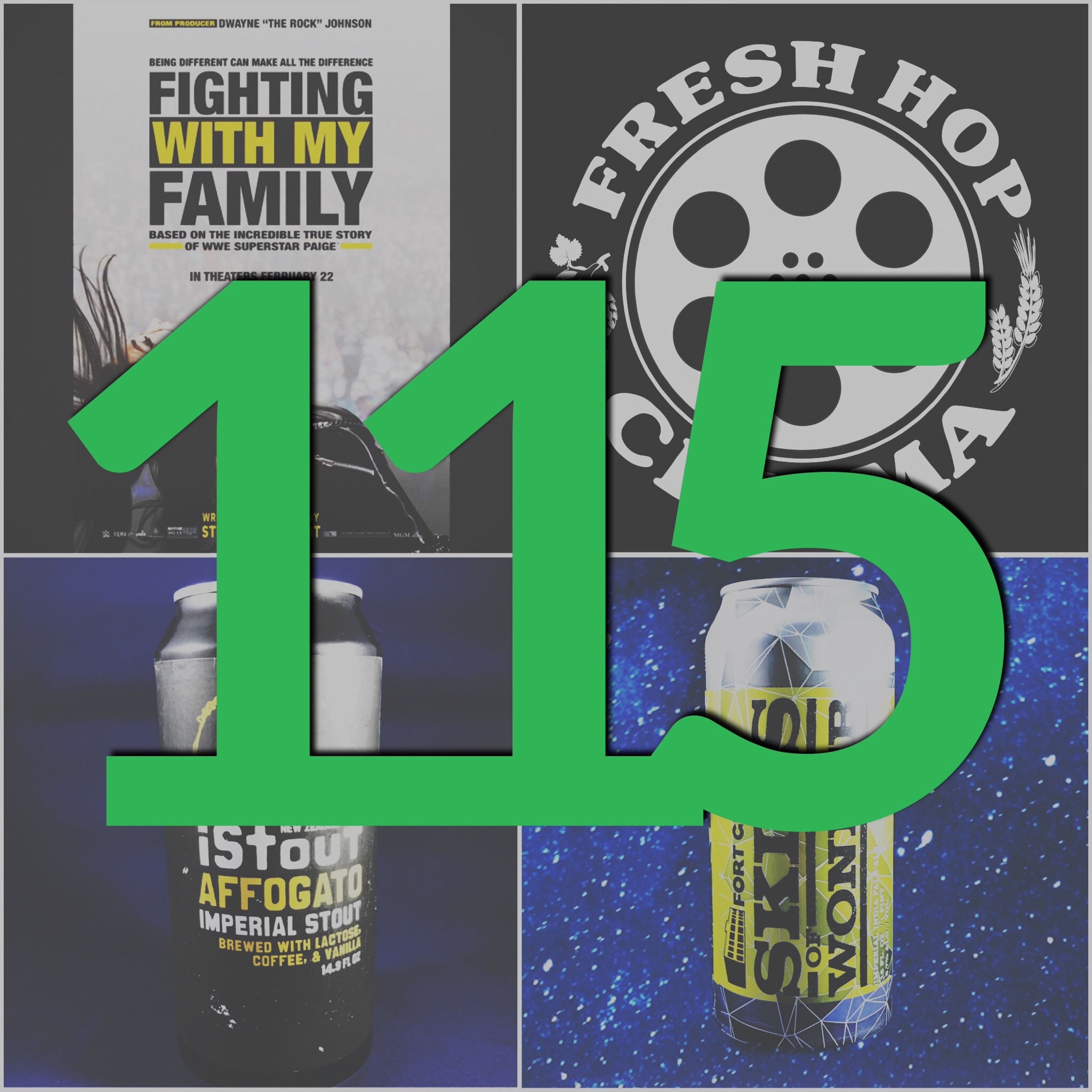 115. "Fighting With My Family." // Fort George (Astoria, OR) // 8-Wired (New Zealand) episode artwork