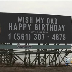 The Morning Breeze Calls Birthday Billboard Dad
