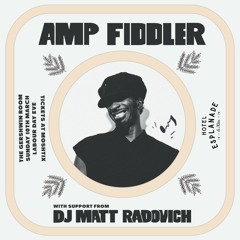 Matt Radovich Djing in support of Amp Fiddler Live in the Gershwin Room at The Espy March 2019