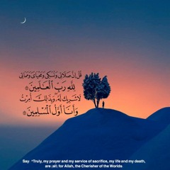 💭 قُلْ إِنَّ صَلَاتِي وَنُسُكِي وَمَحْيَايَ وَمَمَاتِي لِلَّهِ رَبِّ الْعَالَمِينَ | الأنعام #حرك