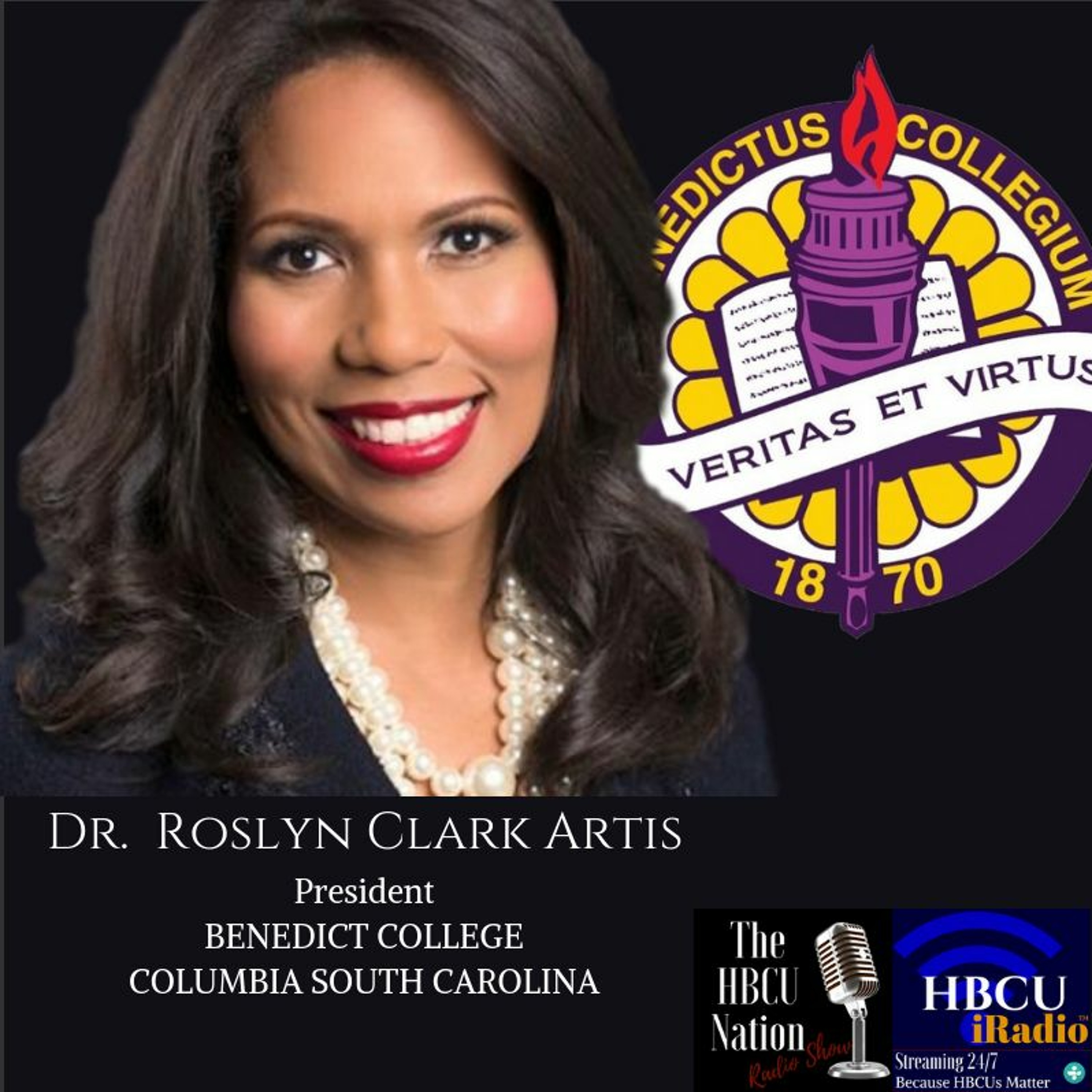 Anthony Ray talks with Dr. Roslyn C. Artis about Benedict's ACE/Fidelity Investments' Award episode artwork