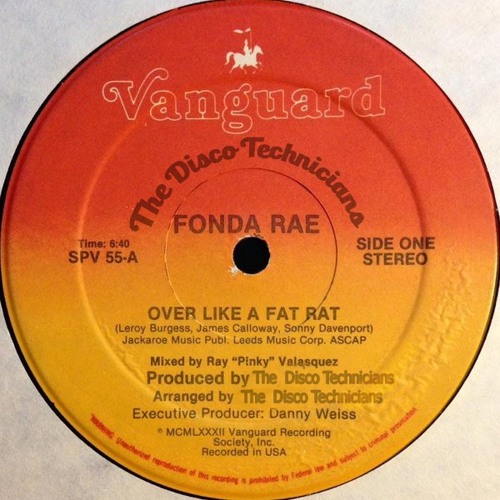 Fonda Rae Over Like A Fat Rat Disco Technicians Re Edit By The Disco Technicians