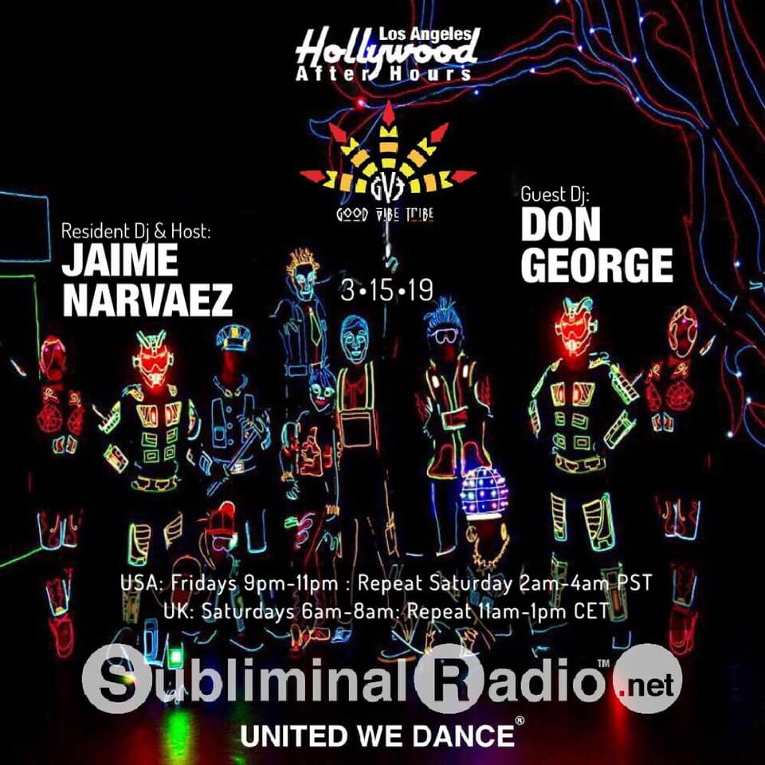 Don George and Jaime Narvaez | HAH on Subliminal Radio | Show 0045 | 15 March 2019 episode artwork