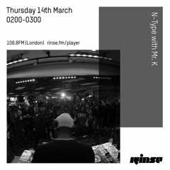N-Type with Mr. K - 14th March 2019