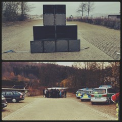Police stopped the party & this set #Hardtrance