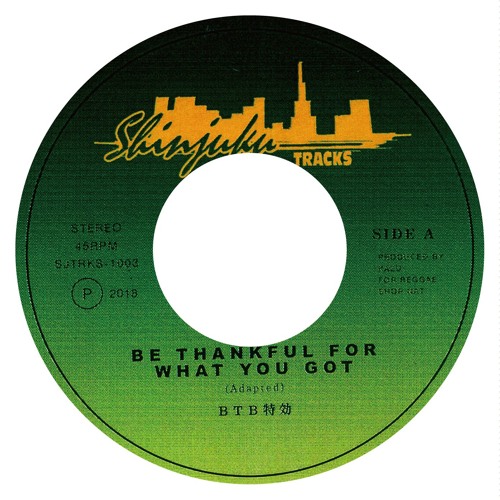 BTB特効 Be Thankful For What You Got カバー Stream BTB特効 / Be Thankful For What You Gat by shinjukutracks
