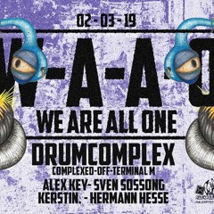 Hermann Hesse @ Mauerpfeiffer Saarbrücken w/ Drumcomplex (techno/live-rec)