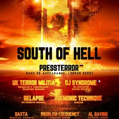 PRESSTERROR LIVE + BLOOD SHOW-Mix@09.03.2019 -SUIZIDCORE IN UK - SOUTH OF HELL (LONDON-ENGLAND)