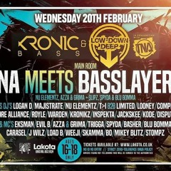 INSPEKTA B2B JACKSKEE WITH BO, MIKEY BLITZ & SKAMMA @ KRONIC BASS, LDD & TNA 20/02/19