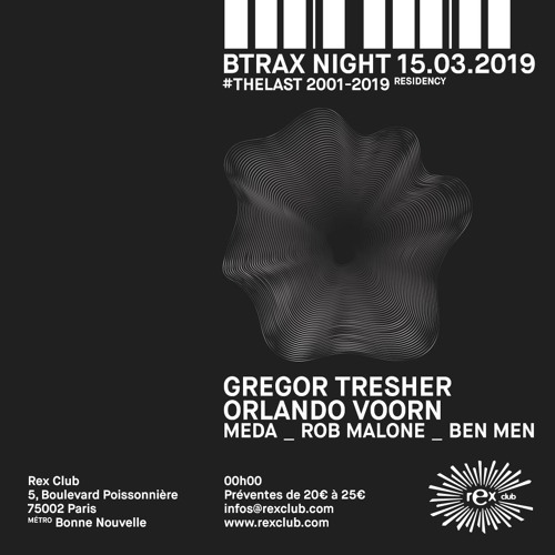 Gregor Tresher @ Rex, Paris, France, 15.03.2019