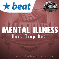 Instrumental - MENTAL ILLNESS - (Hard Trap Beat by Allrounda)
