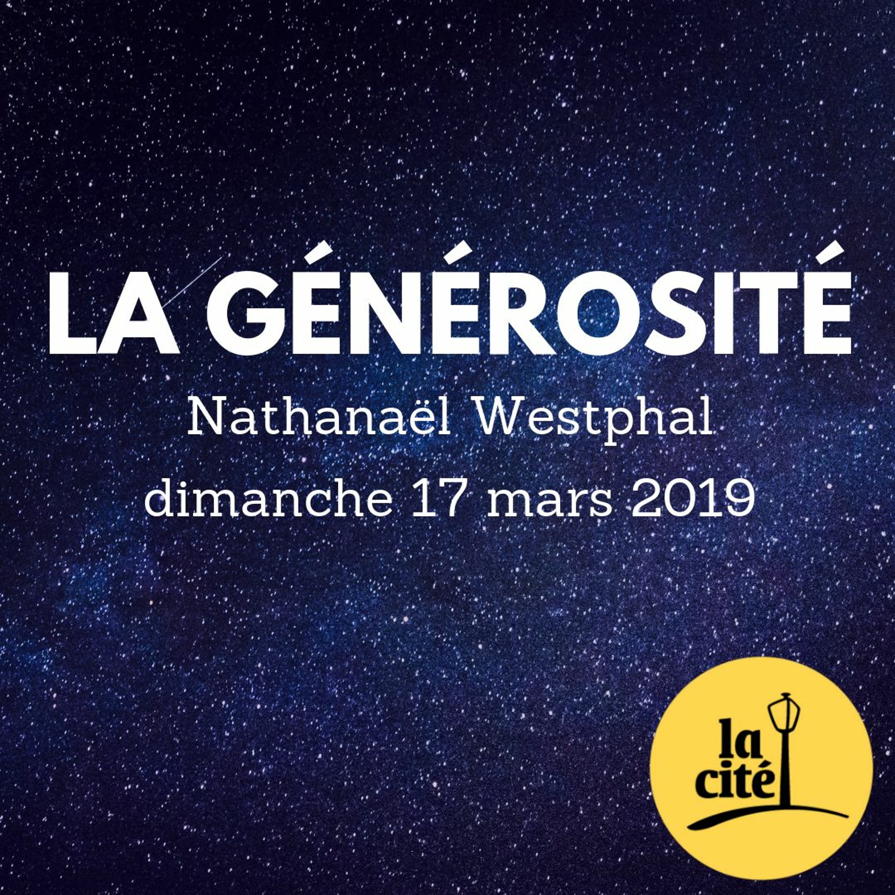 17.03.2019 La générosité (Nathanaël Westphal) episode artwork