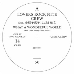 LOVERS ROCK NITE CREW feat.金原千恵子、こだま和文/WHAT A WONDERFUL WORLD