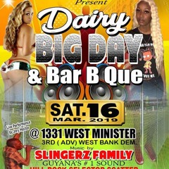 DAIRY BIG DAY EARLY JUGGLING SLINGERZ FAMILY LIVE STARRING DJ FRASS & SELECTOR TALLBOSS MARCH 2019.