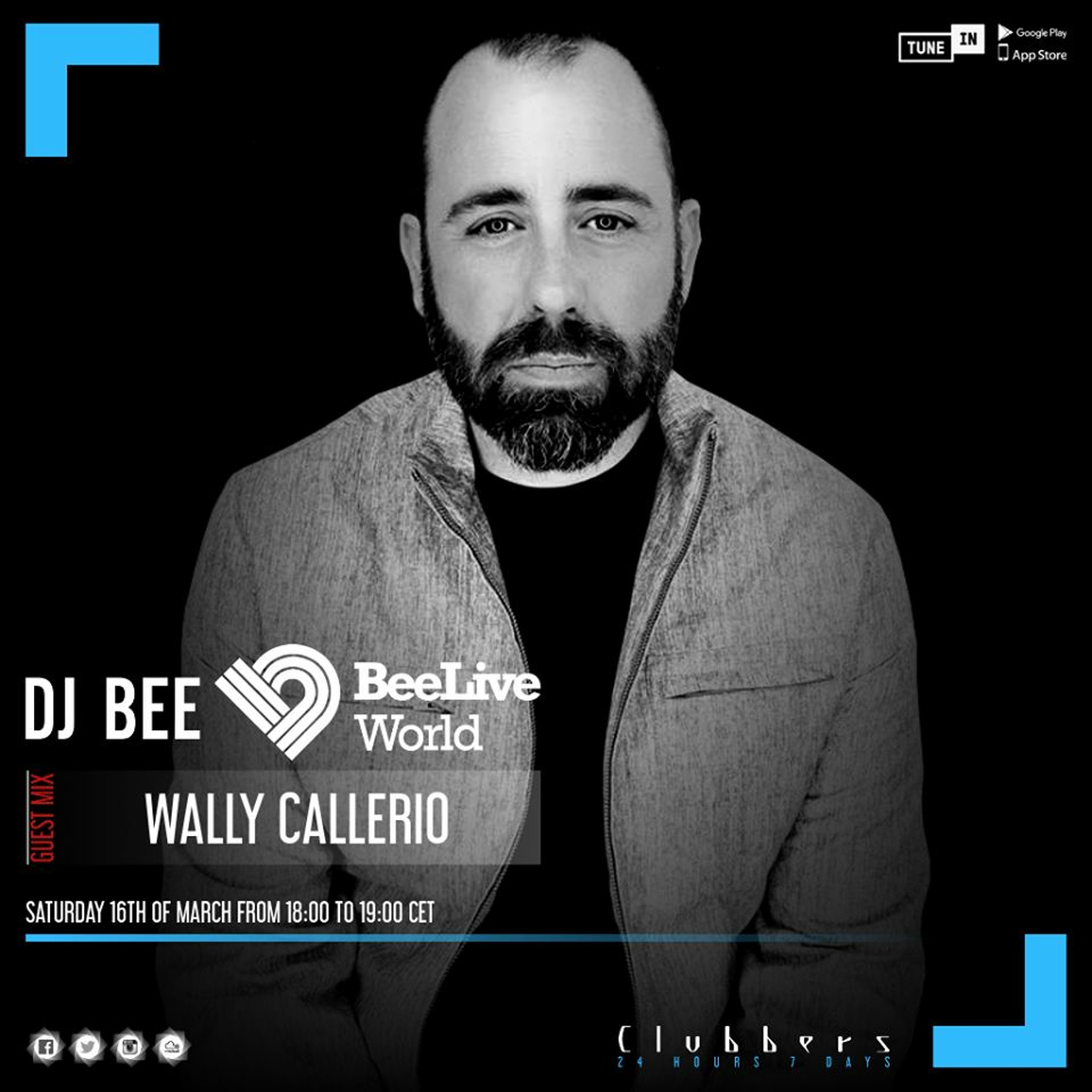 Podcast 353 Beeliveworld by Dj Bee 12.03.19 Side B Wally Callerio Guest Mix episode artwork