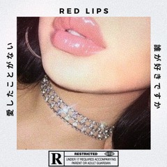red lips.