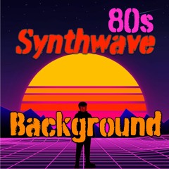 80s Synthwave Background Confident