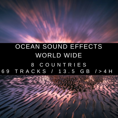 New Ocean Sound Effects Compilation! 9 Countries/70 Locations by