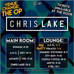 STV Boy live @THEOP CHRIS LAKE SHOW 03/15/19EPTX