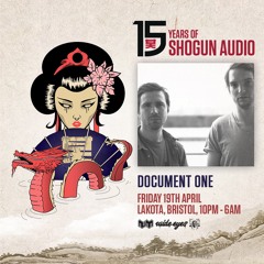 15 Years of Shogun Audio Bristol - Document One Promo Mix