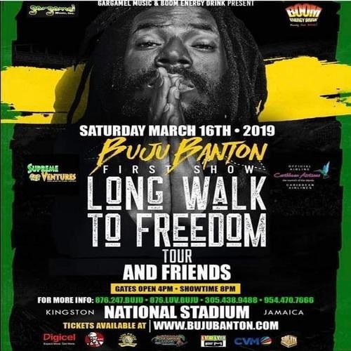 Buju Banton & Friends 3/19 (Long Walk To Freedom)JA