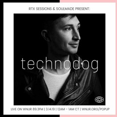 Technodog (Soulmade) @WNUR RTX Sessions live show 89.3fm Chicago 03/14/2019