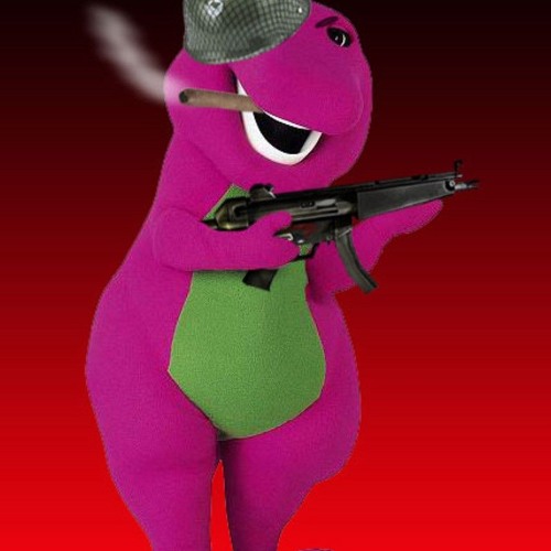 barney with a gun barney with a gun