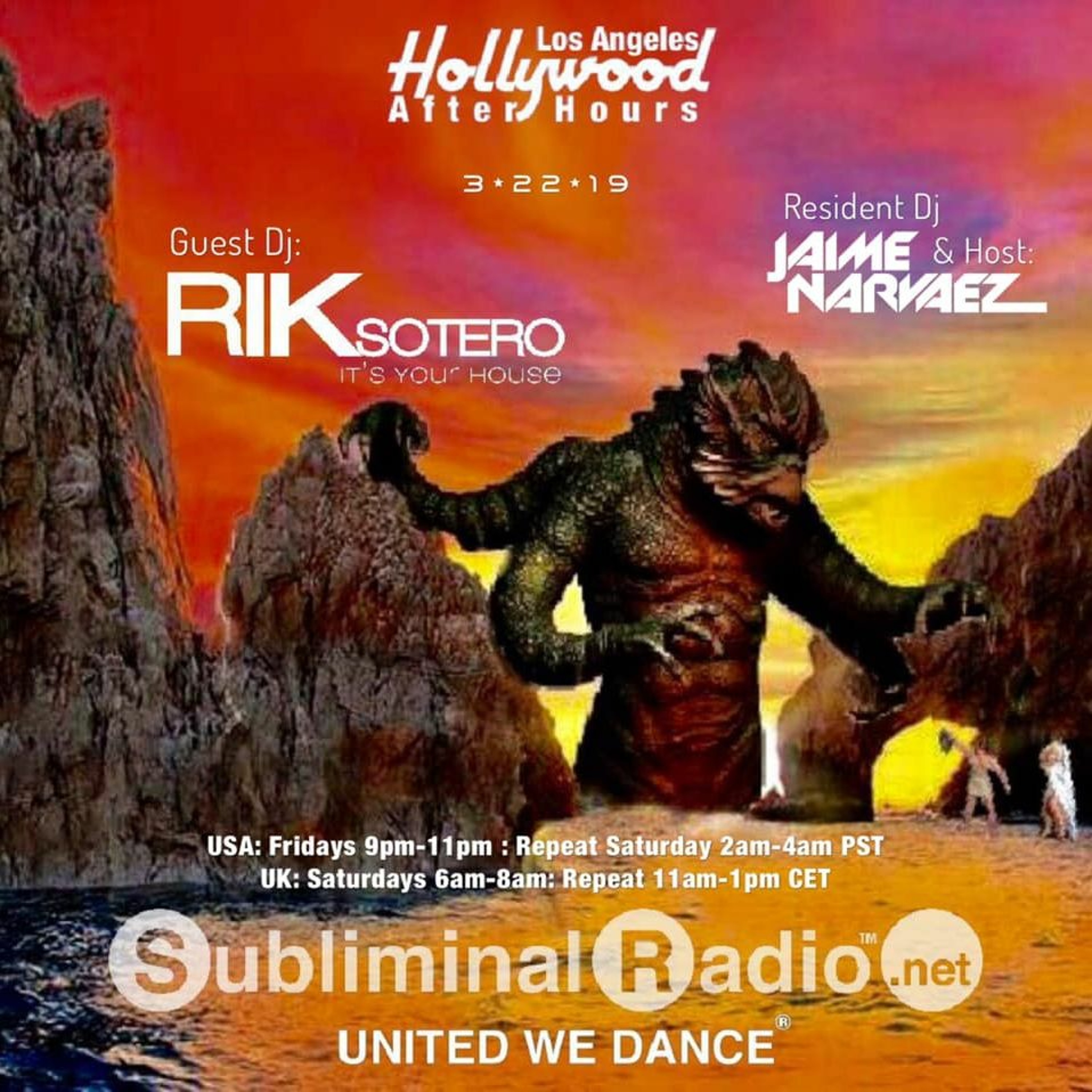 Rik Sotero and Jaime Narvaez | HAH on Subliminal Radio | Show 0046 | 22 March 2019 episode artwork